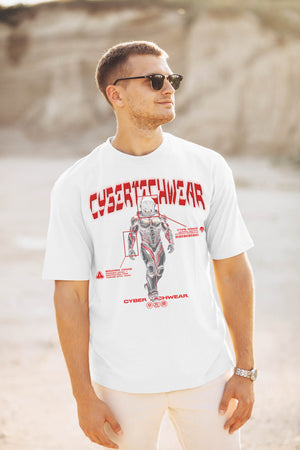 Oversized White Gym Shirts