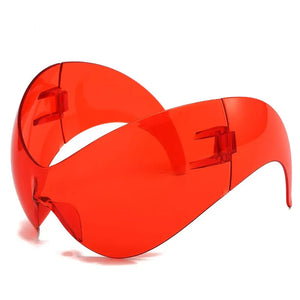 Oversized Y2K Cyberpunk Sunglasses