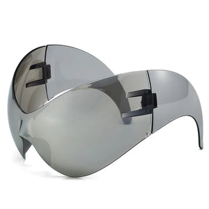 Oversized Y2K Cyberpunk Sunglasses