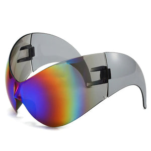 Oversized Y2K Cyberpunk Sunglasses