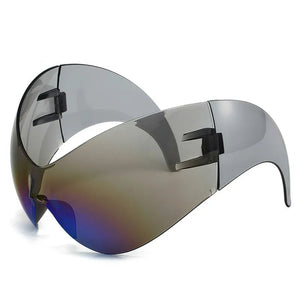 Oversized Y2K Cyberpunk Sunglasses