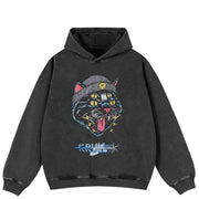Sweat à capuche surdimensionné Y2K en coton