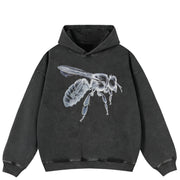 Sweat à capuche surdimensionné Y2K Hornet