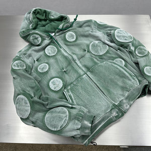 Padded Embroidered Cyberpunk Jacket