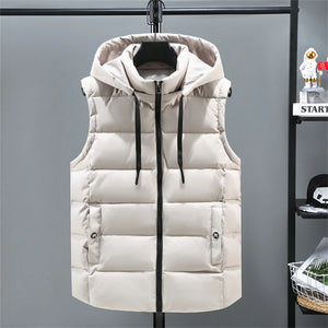 Padded Utility Vest Zipper