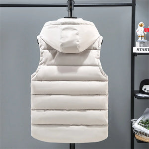 Padded Utility Vest Zipper