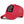 Black trucker cap with an embroidered panther patch and mesh back