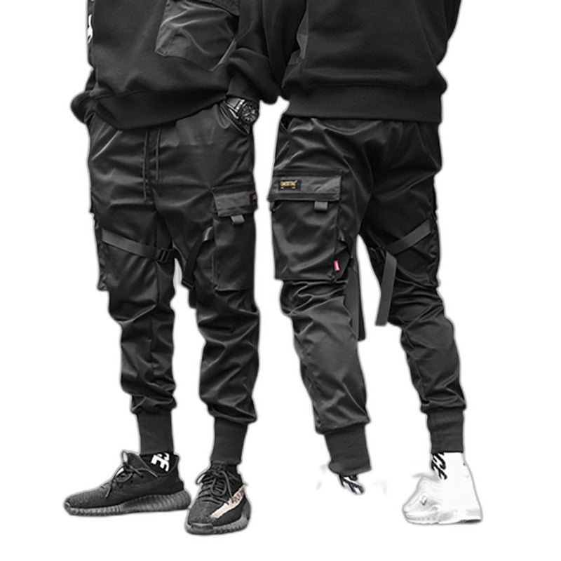 Pants Multi-pocket Techwear - product view on white background