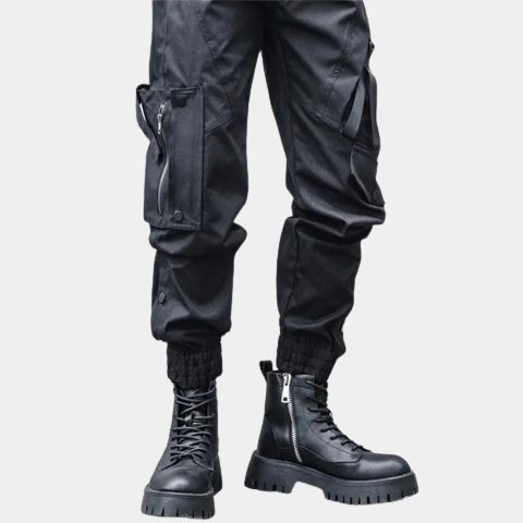 Black Designer Cargo Sweatpants - XXL  Street wear urban, Black sweatpants,  Sweatpants