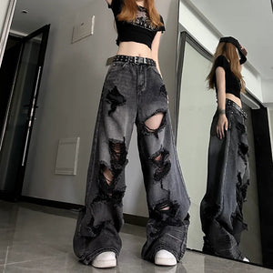 Pants with Cut Out