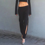 Pantalon avec découpes