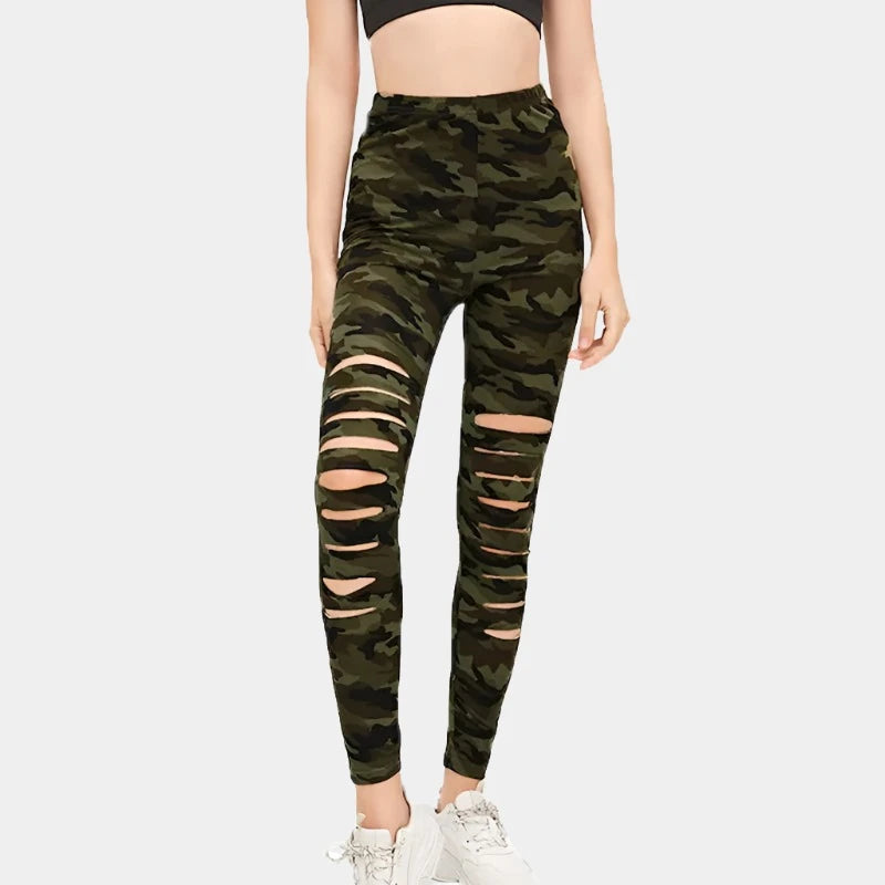 Lace Up Front Cut Out Leggings | SHEIN IN