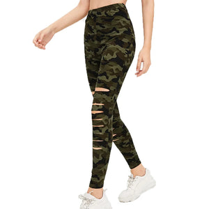 Pants with Front Cut Out