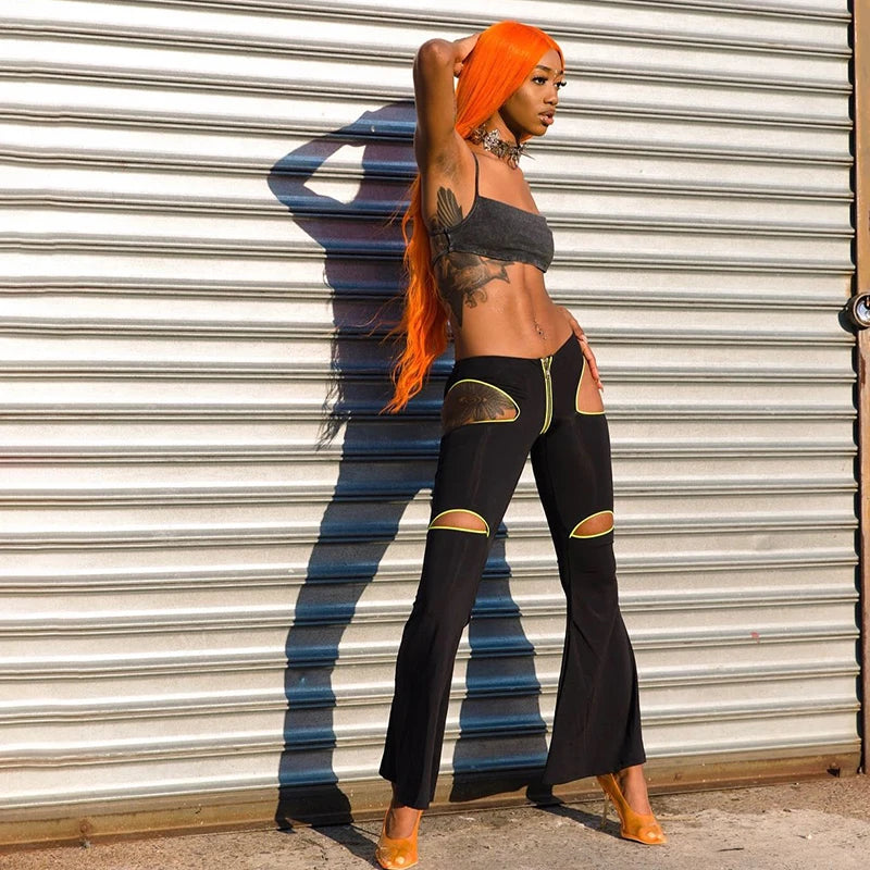 Pants with Hip Cut Out CYBER TECHWEAR® – Cyber Techwear