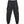 Black paratrooper cargo pants with webbing buckles