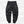 Paratrooper cargo pants techwear in black, front view on model