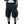 Black paratrooper techwear shorts with cargo pockets and straps