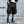Black paratrooper techwear shorts with cargo pockets and straps