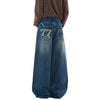 Patch Embroidery Y2K Jeans