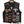 Patches Embroidered Utility Vest - product view on white background