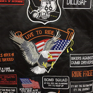 Patches Embroidered Utility Vest