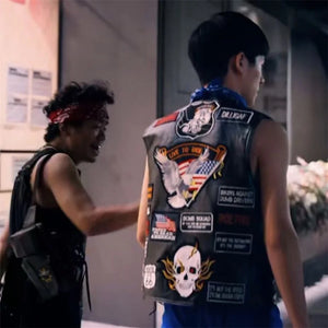 Patches Embroidered Utility Vest