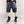Patchwork Black Cargo Shorts in black — dark techwear streetwear, view 2 of 7