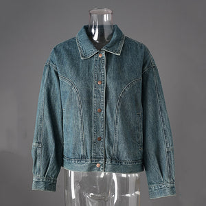 Patchwork Denim Spring Jacket Women