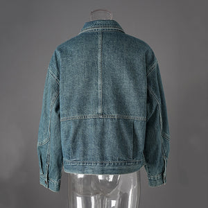 Patchwork Denim Spring Jacket Women