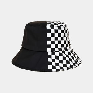 Patchwork Plaid Bucket Hat