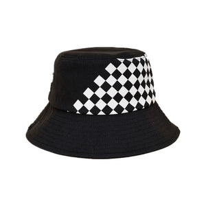 Patchwork Plaid Bucket Hat