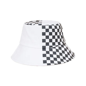 Patchwork Plaid Bucket Hat