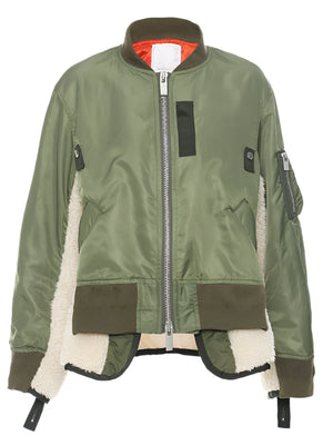 Patchwork Plush Jacket Women Spring