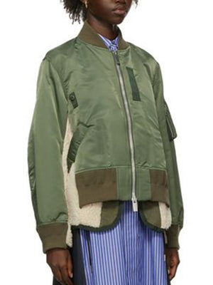 Patchwork Plush Jacket Women Spring