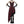 Patchwork Red Black Goth Dress