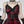 Patchwork Red Black Goth Dress