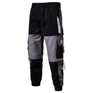 Patchwork Style Cyberpunk Pants