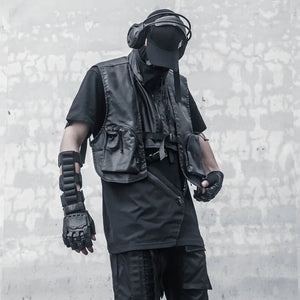 Patchwork Tactical Cargo Vest