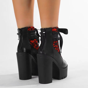 Patchwork Vintage Shoes Y2K