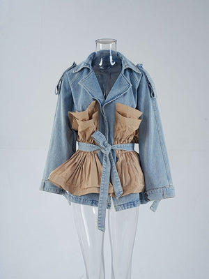 Patchwork Women Spring Jacket