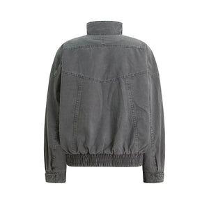 Patchwork Y2K Jacket Gray