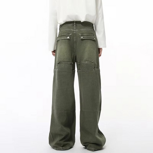 Patchwork Y2k Jeans Metal