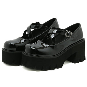 Patent Leather Shoes Y2K
