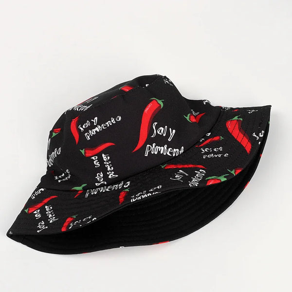 Pepper Print Bucket Hat