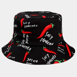 Pepper Print Bucket Hat