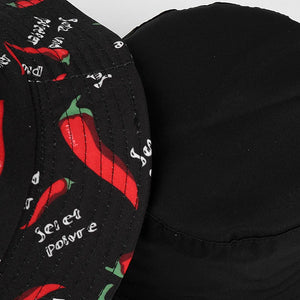 Pepper Print Bucket Hat