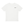 White Perforated Back Athletic T Shirt laid flat, front view with crew neck and black chest wordmark