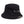 Black bucket hat with a safety pin and metal rings through the brim