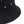 Black bucket hat with a safety pin and metal rings through the brim