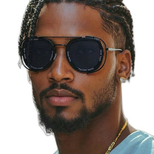 Pilot Cyberpunk Sunglasses - product view on white background